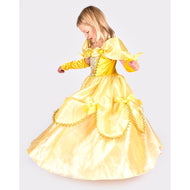 DRESS YELLOW W. ACC BELLE 98-104 CL 2-4 YEARS