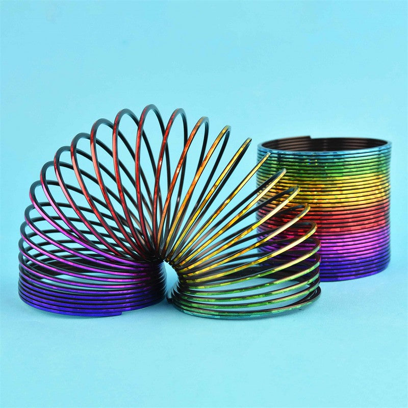 Vårregnbåge i metallisk finish 6cm