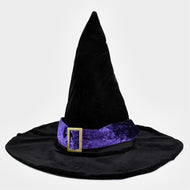 WIZARD/WITCH HAT VELVET DELUXE ONE SIZE