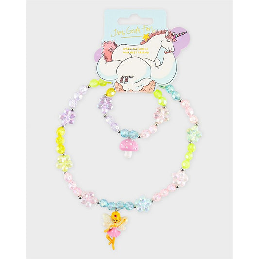 NECKLACE &amp; BRACELET SET 2pcs 7-21cm