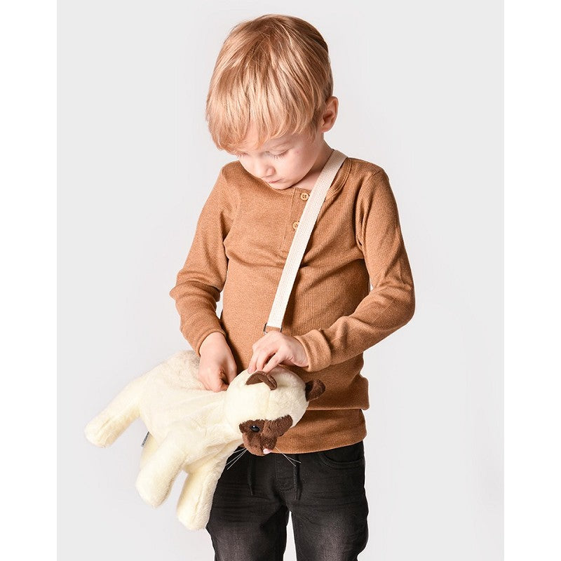 Kattväska med blixtlås justerbar 35cm