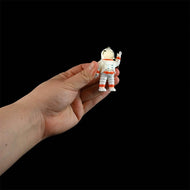 Astronautnyckelring med ljus 6cm