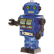 3D Crystal Puzzle Pussel robot blå 39 delar