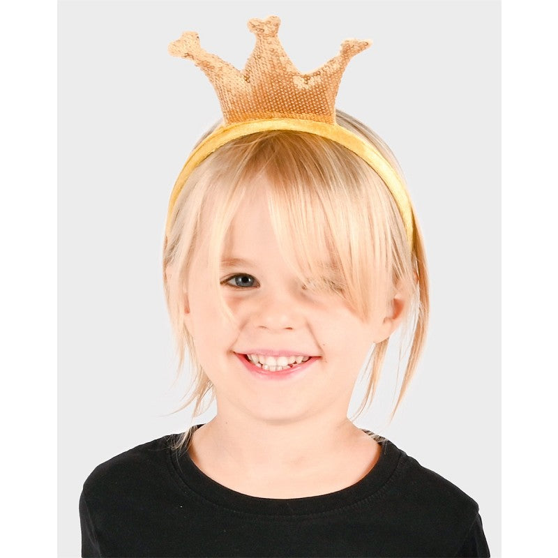 DIADEM GOLDEN CROWN HEART