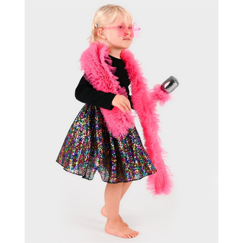 Tutu disco flersortsset 4 delar 110-116 cl 4-6 år
