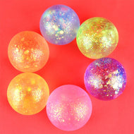 Kläm boll glitter 4cm