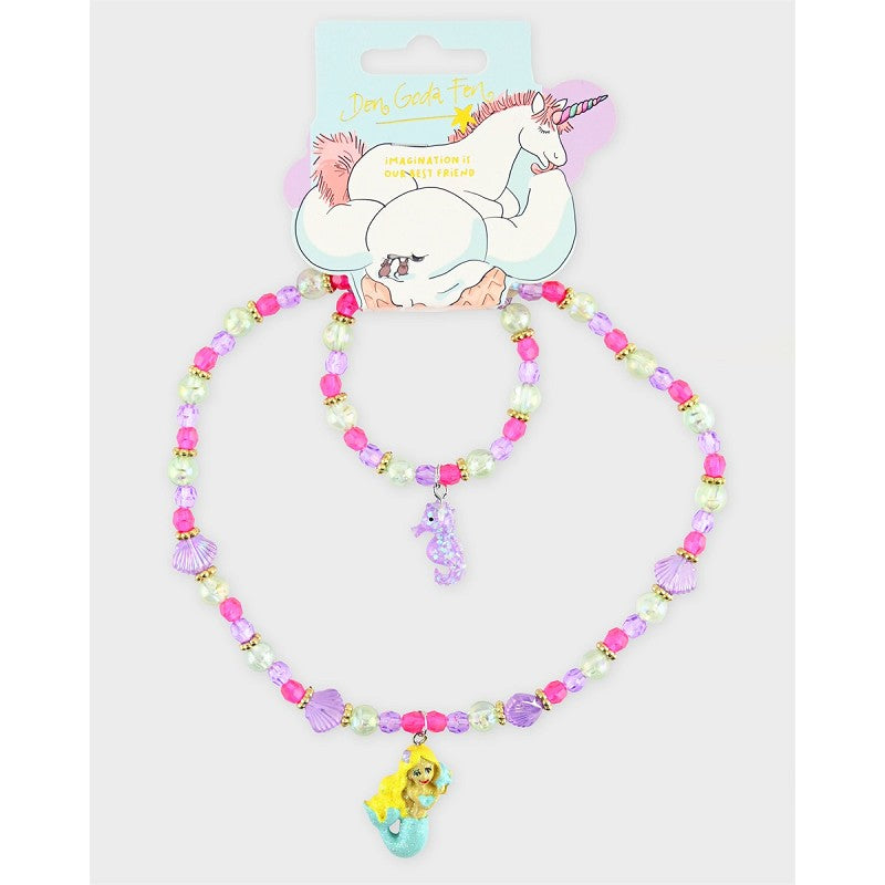 NECKLACE &amp; BRACELET SET 2pcs 8-21cm