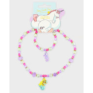 NECKLACE &amp; BRACELET SET 2pcs 8-21cm