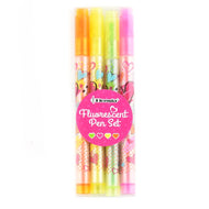 Fluorescerande markör 4 färger 13cm