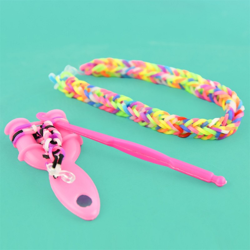 Loom bands med verktyg gör-det-själv 360pcs 15cm