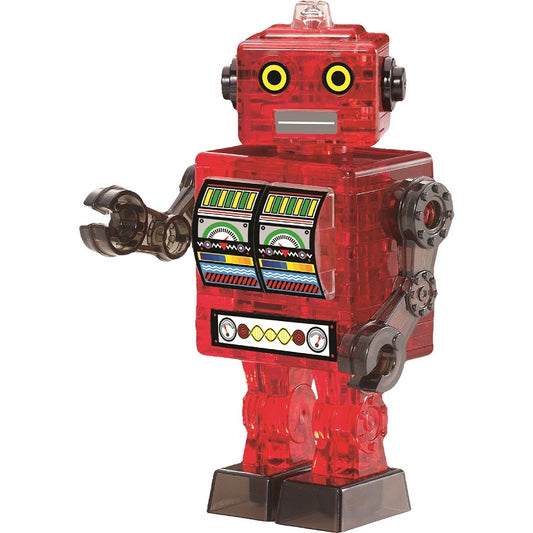 3D Crystal Puzzle Pussel robot röd 39delar