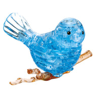 Kristallpussel blå fågel 48 bitar