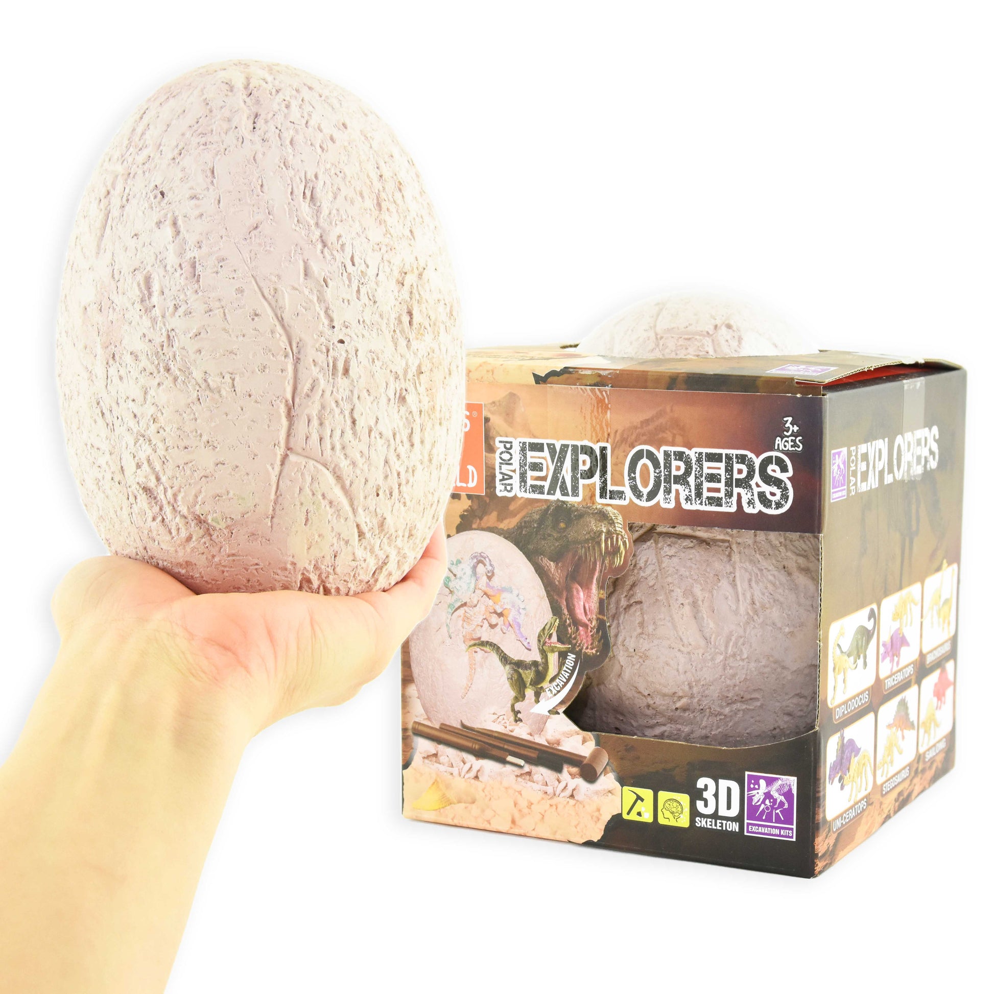 Gräv ut dinosaurieägg 16cm