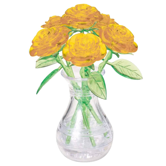 Crystal puzzle six roses yellow 47 bitar