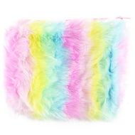 Pung fluffig regnbåge 20cm
