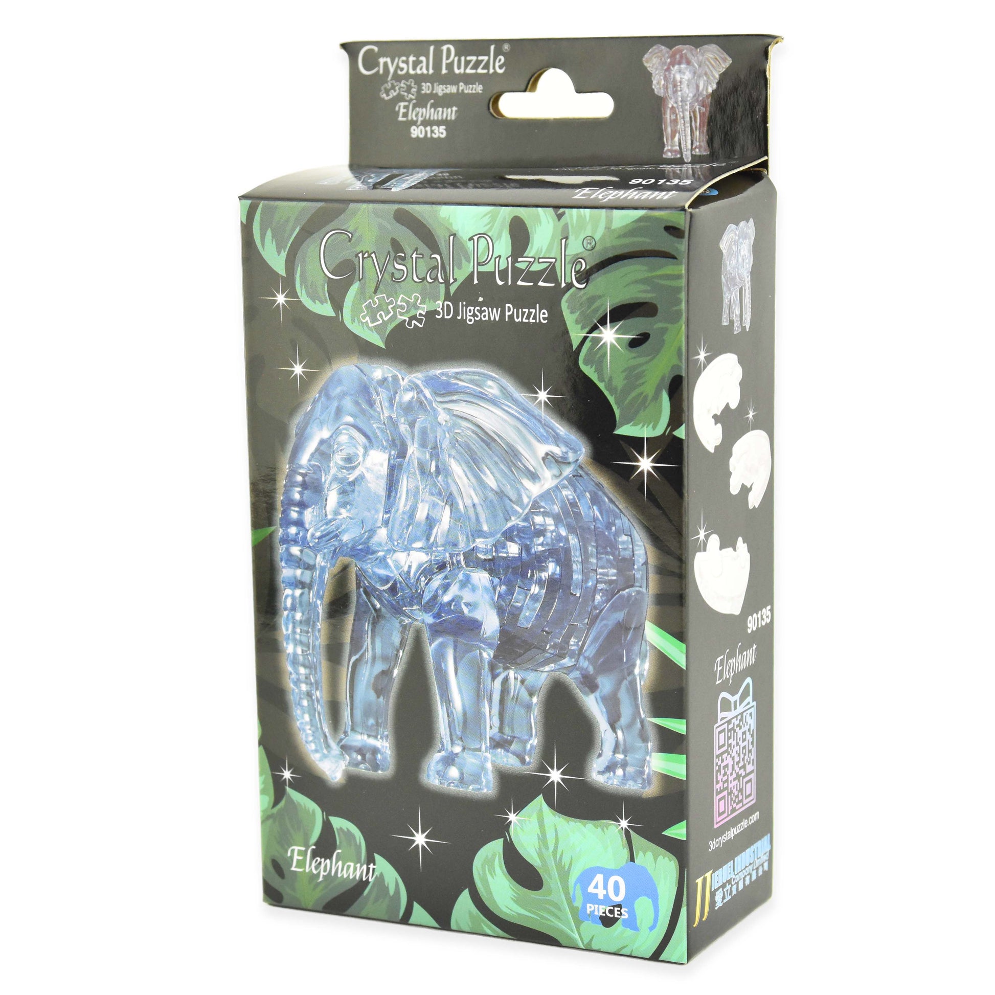 Kristallpussel elefant 40 bitar