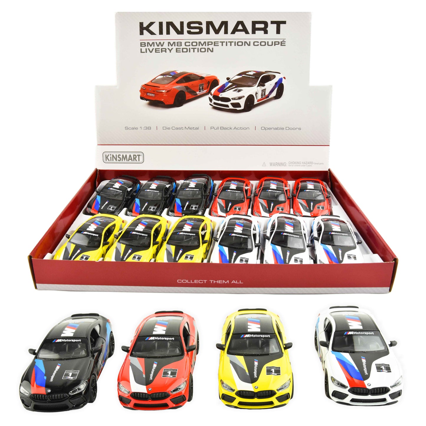 Bil BMW M8 coupé pb 13cm 1:38