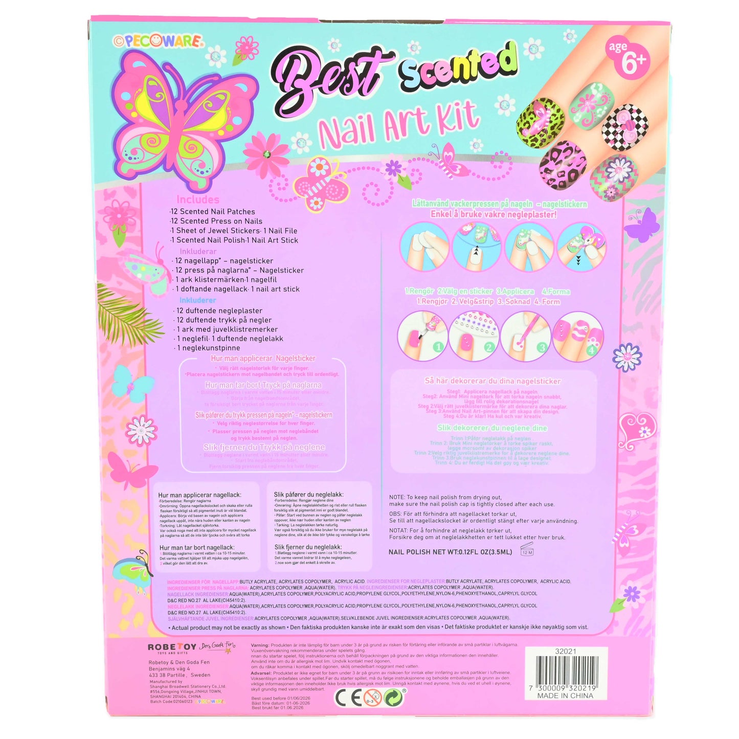 Spik konst set 28 delar 25cm