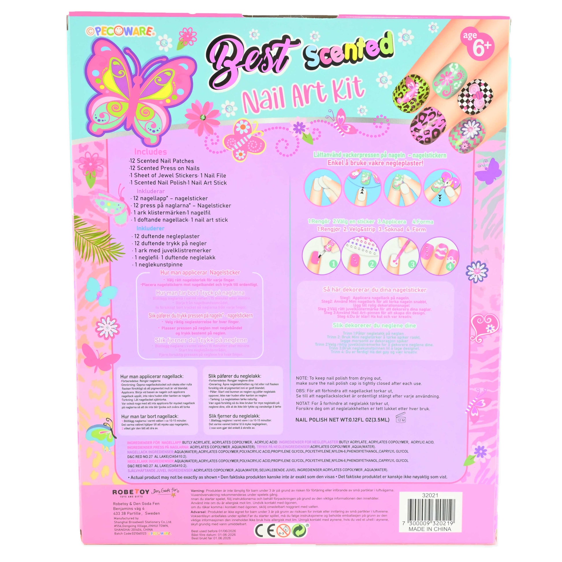Spik konst set 28 delar 25cm