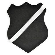 Medaljsköld svart 23,5x19cm