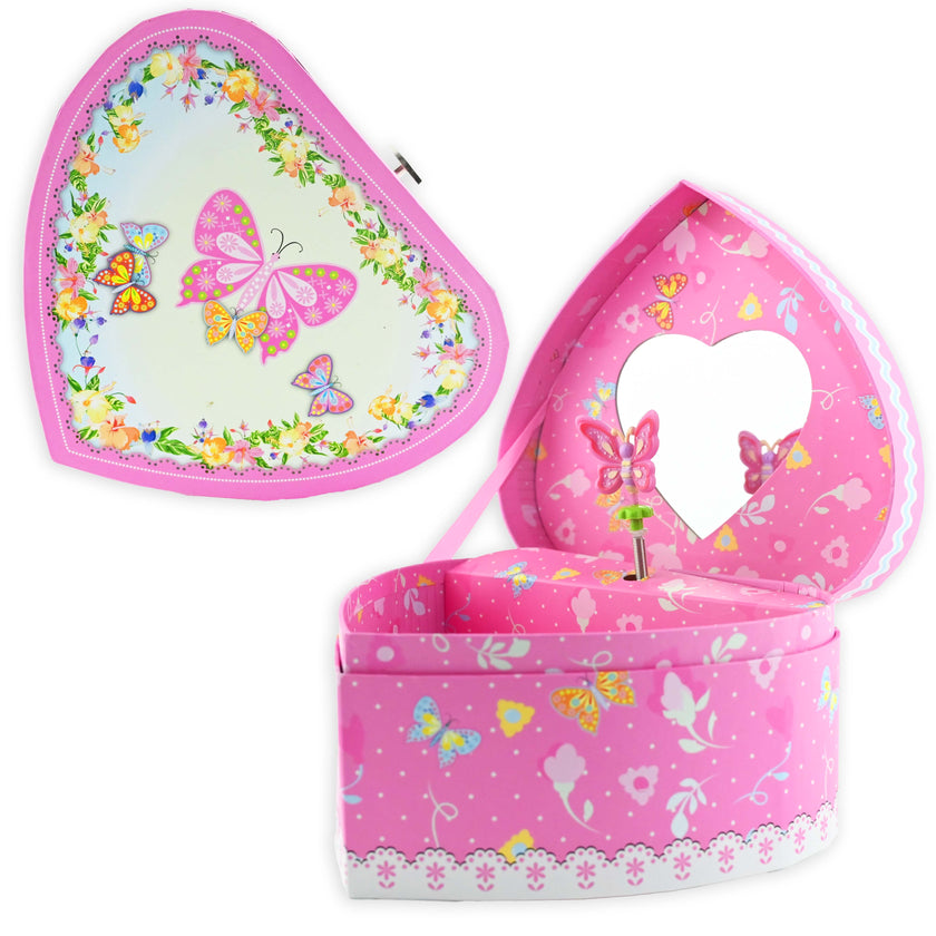 Musiklåda fjäril 16,5cm