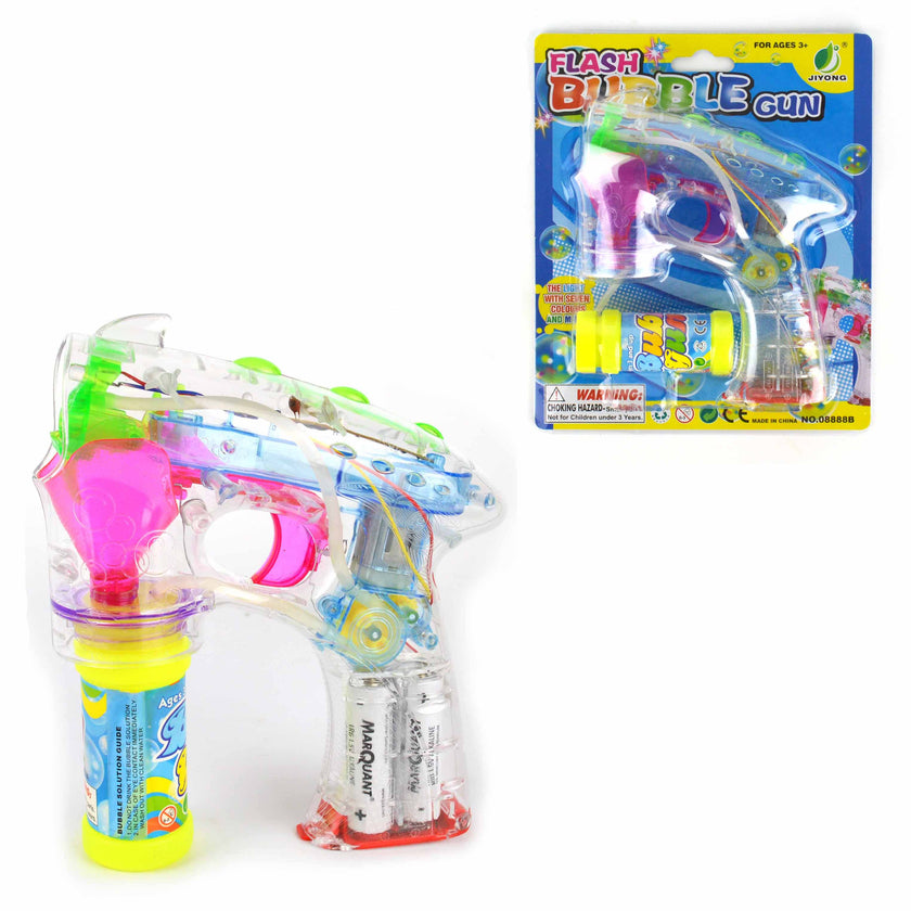 Bubblaskjutare med ljus b/o 14cm