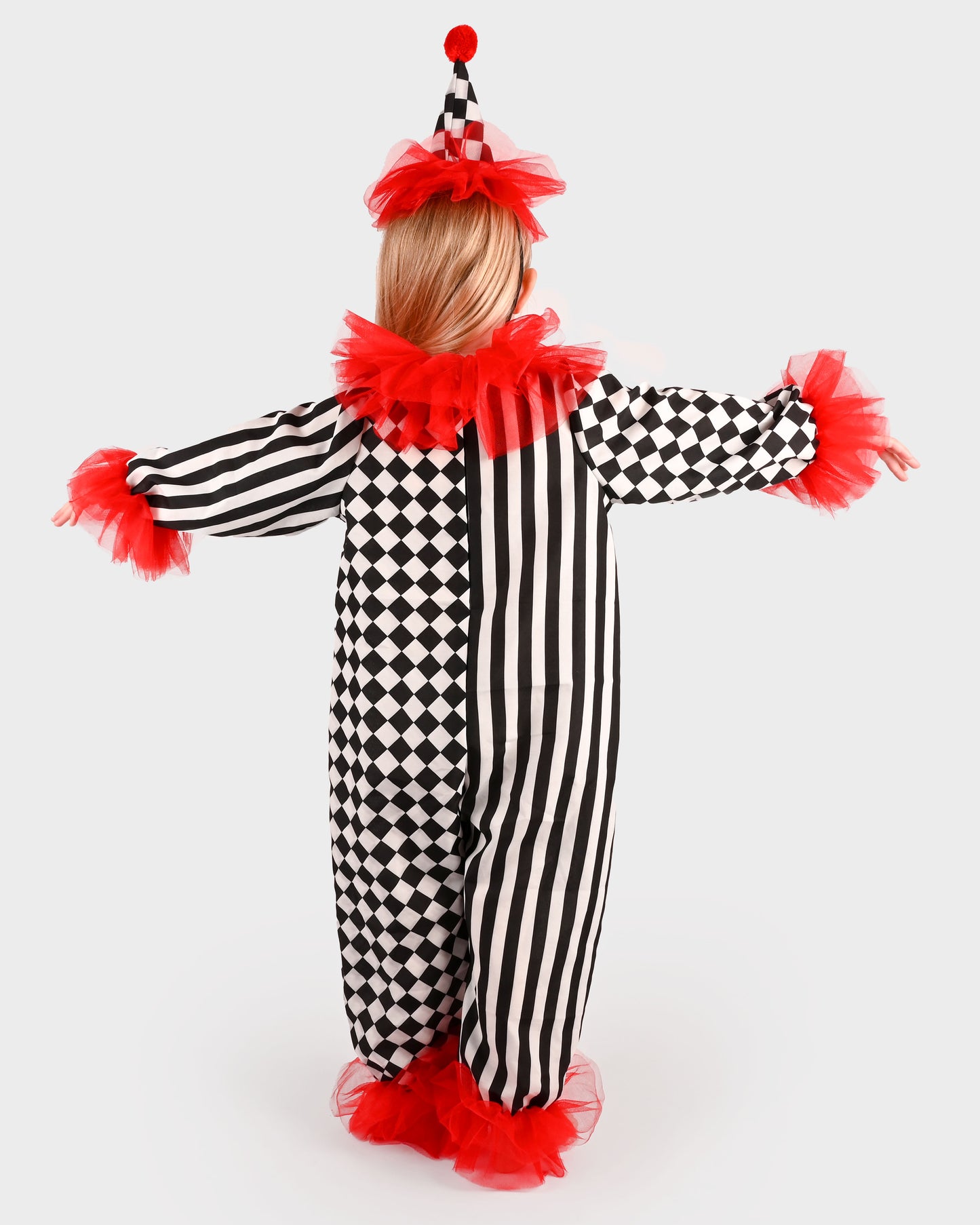 Clowncostume med hatt