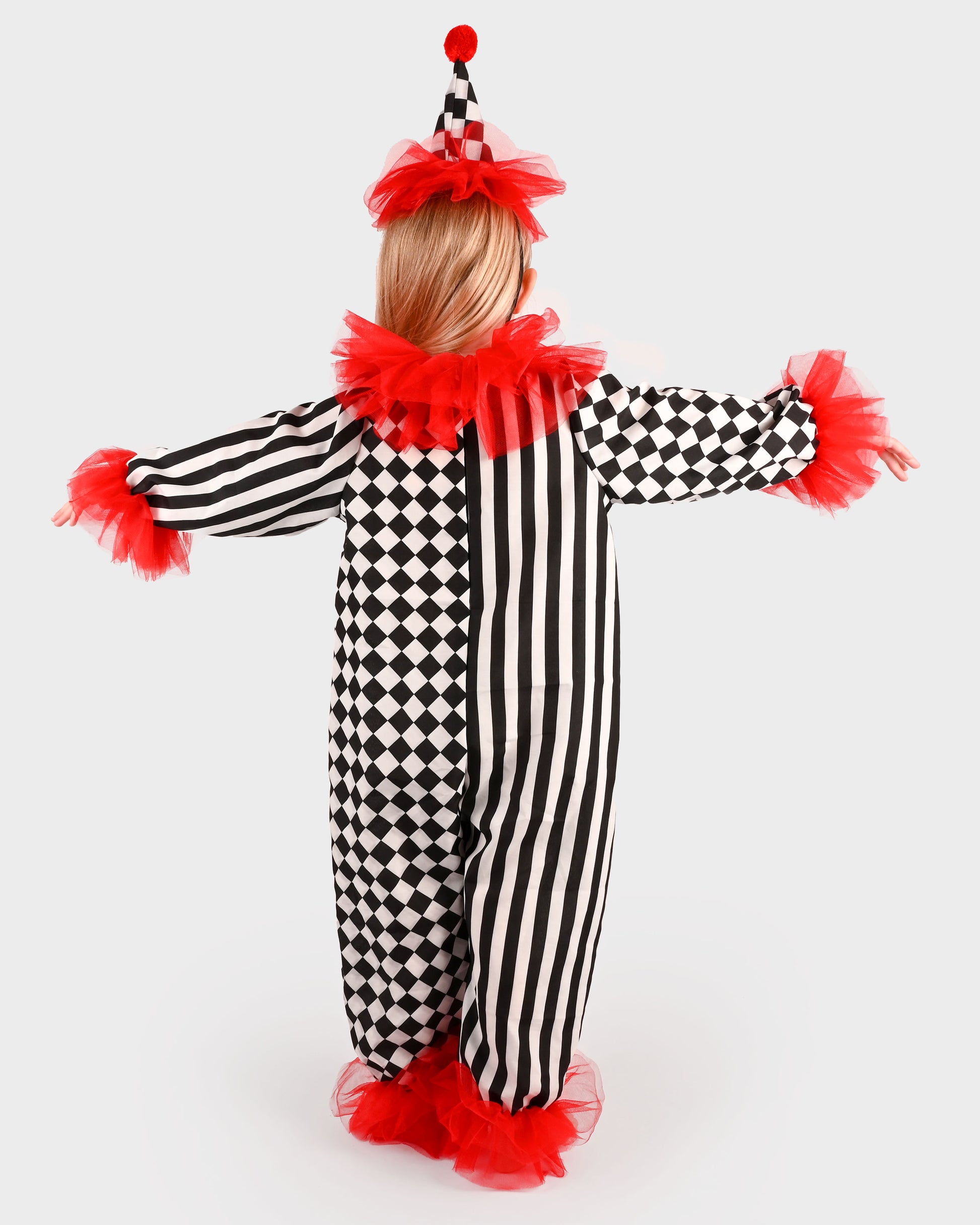 Clowncostume med hatt