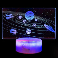 3d led-ljus planeter med fjärrkontroll 20cm