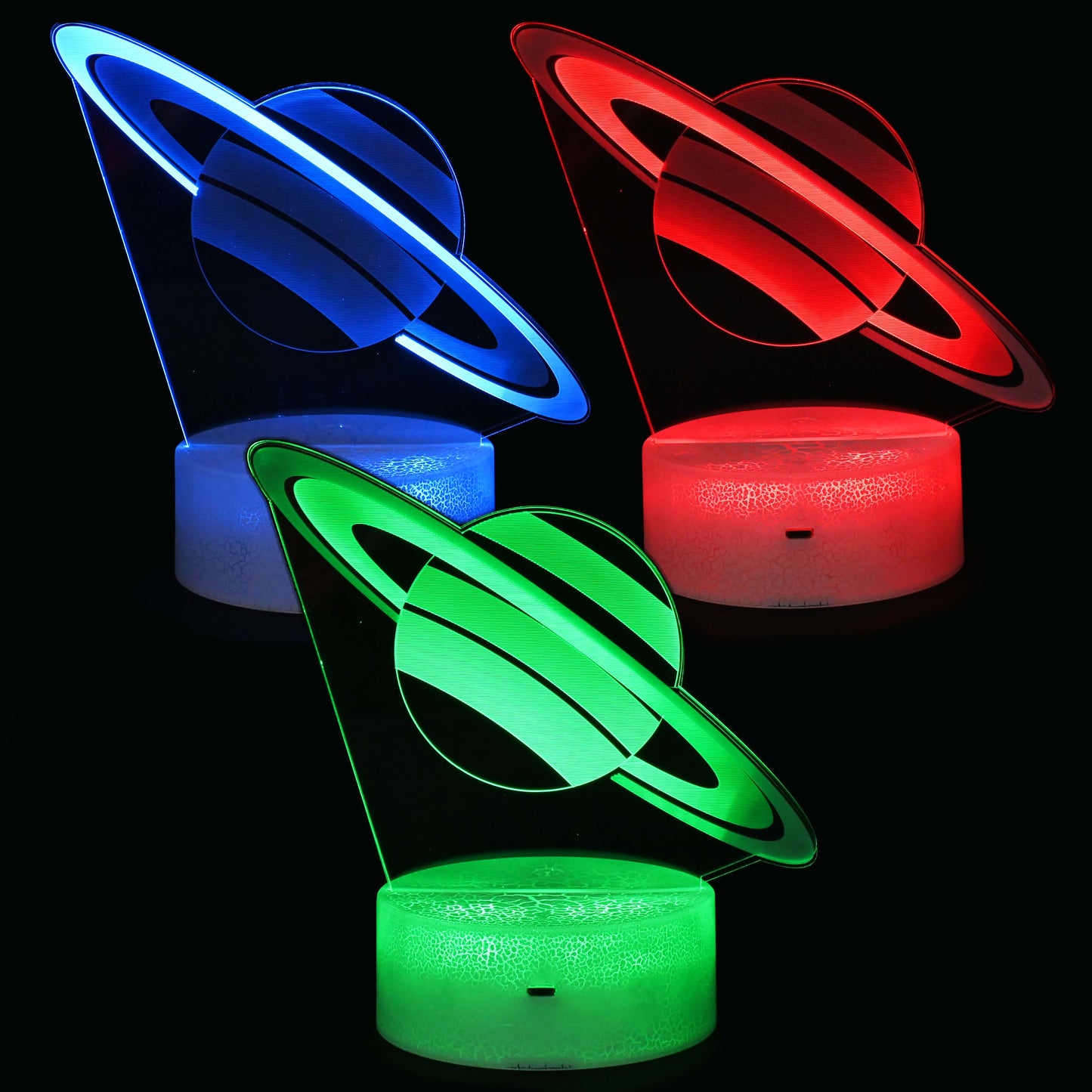 Lampa led rymdplaneter 3d 20cm