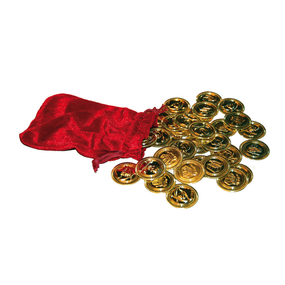Piratpengar i påse 37+1 bitar 4cm
