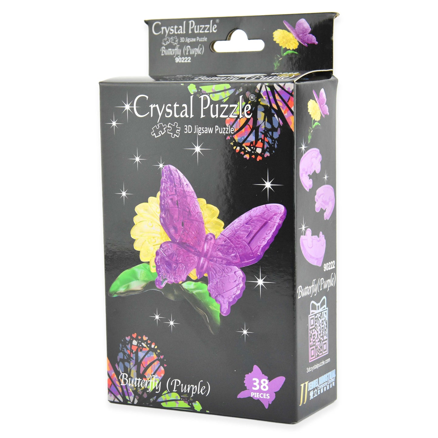 Kristallpussel fjäril 38 delar