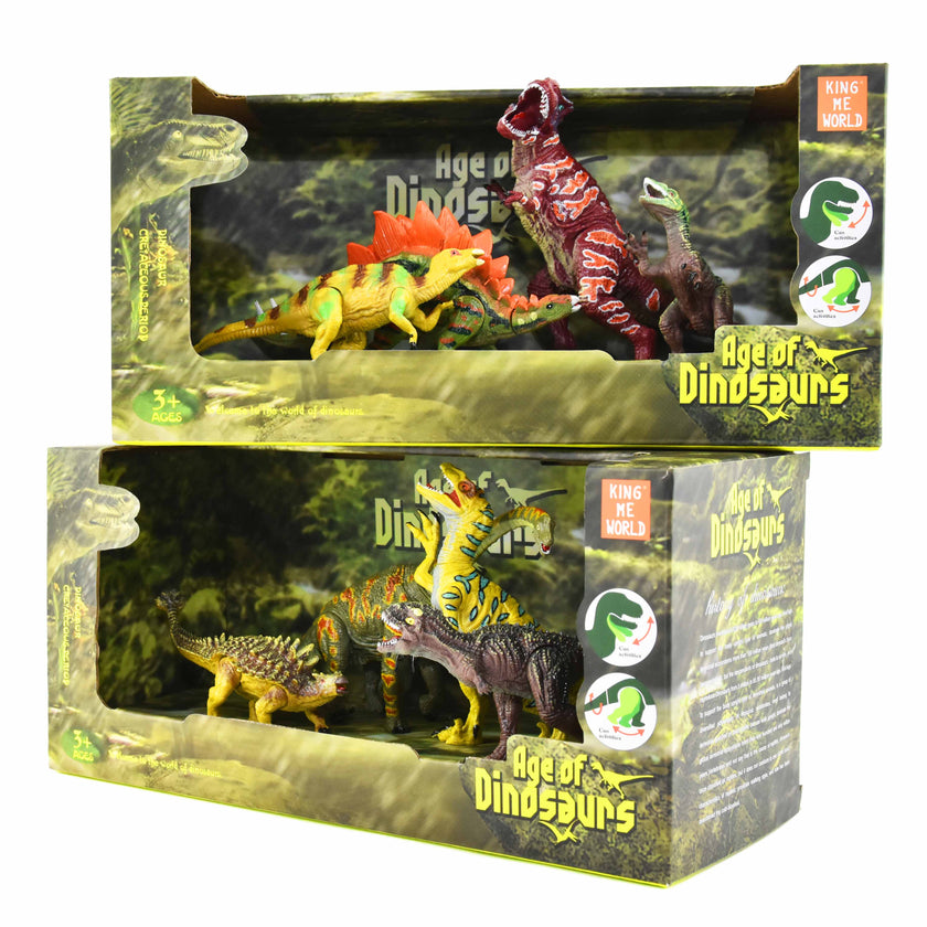Dinosaurieuppsättning 4 delar