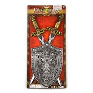 Vapenset sköld och svärd 3 delar 49cm