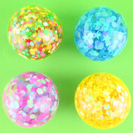 Kläm boll med sequins 6cm