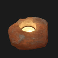 Ljusstake rosenkvarts 10cm