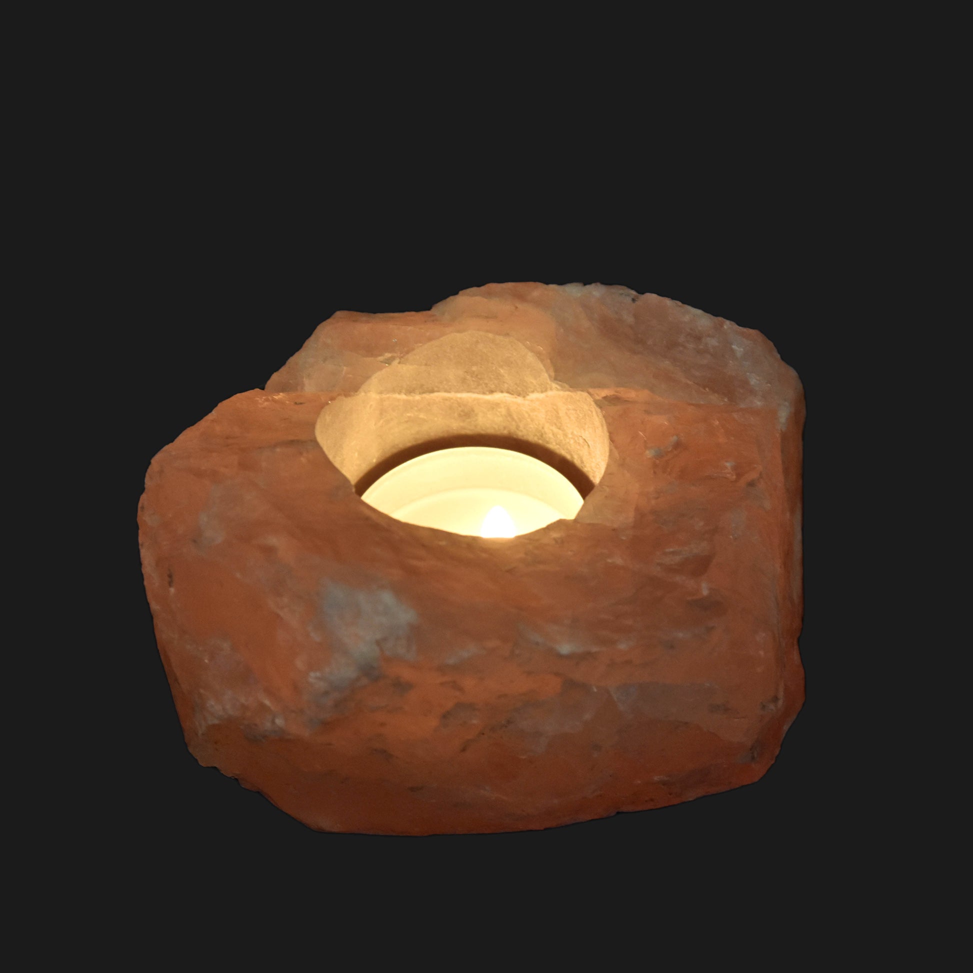 Ljusstake rosenkvarts 10cm