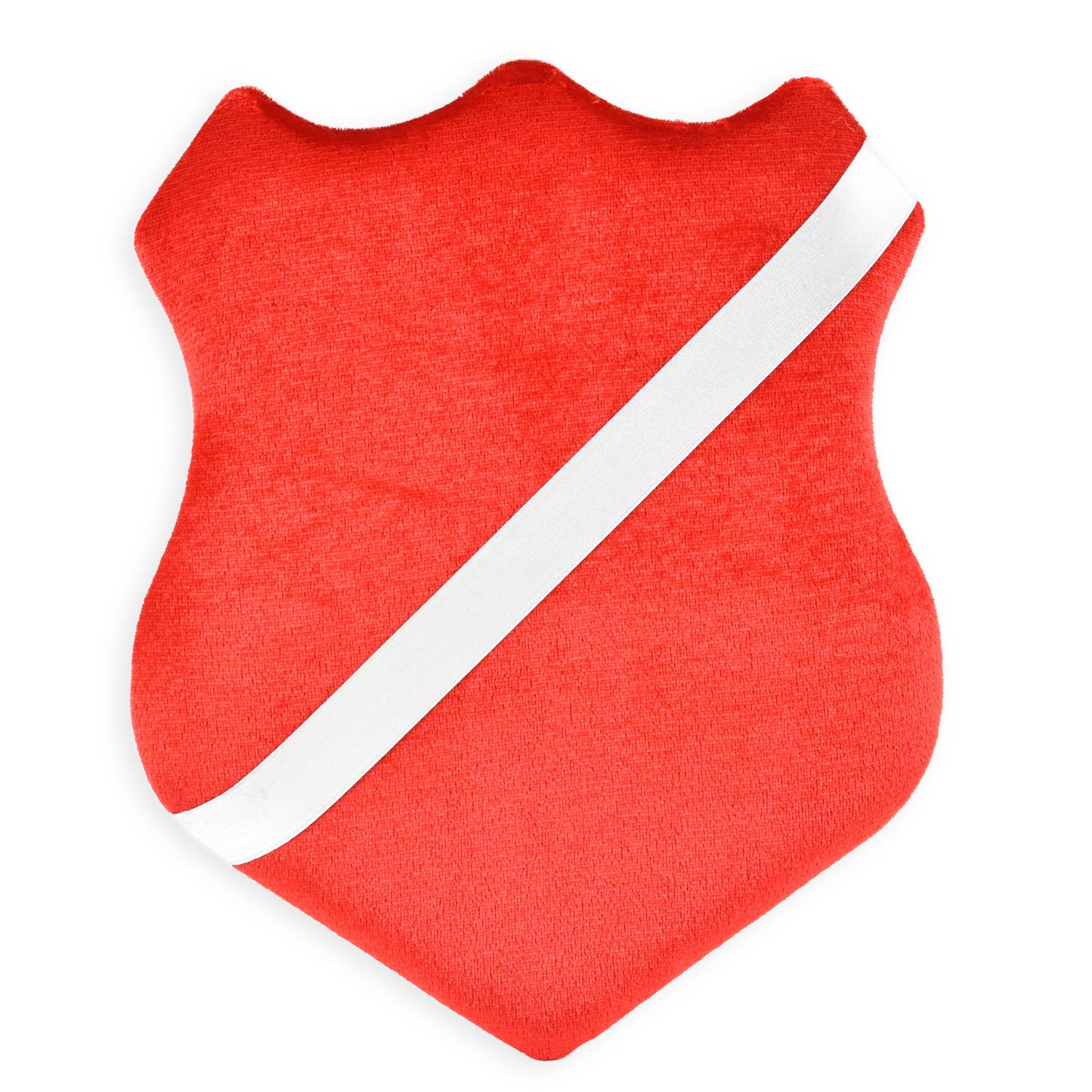 Medaljsköld röd 23,5x19cm