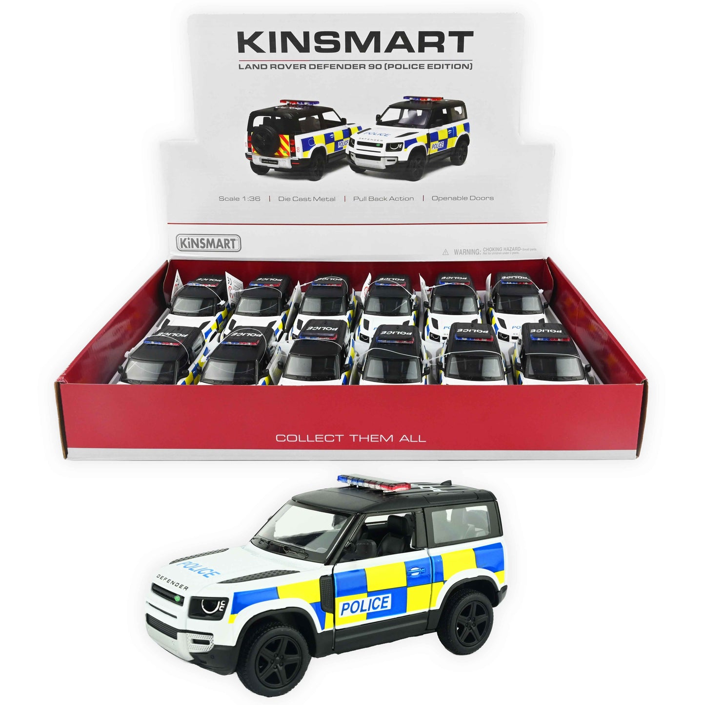 Land rover defender bil 13cm 1:36