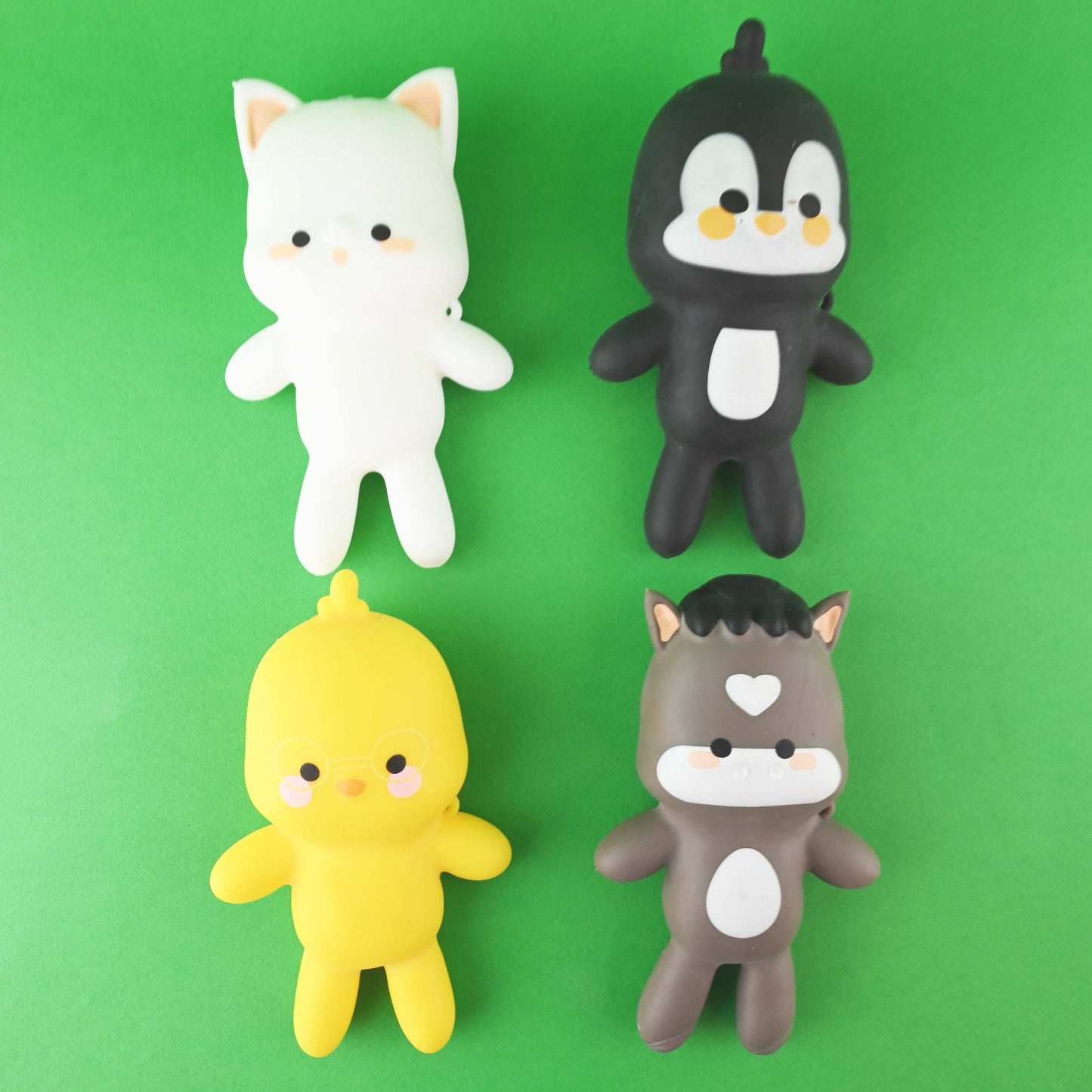 Kläm långbenta djur 4-pack 14cm
