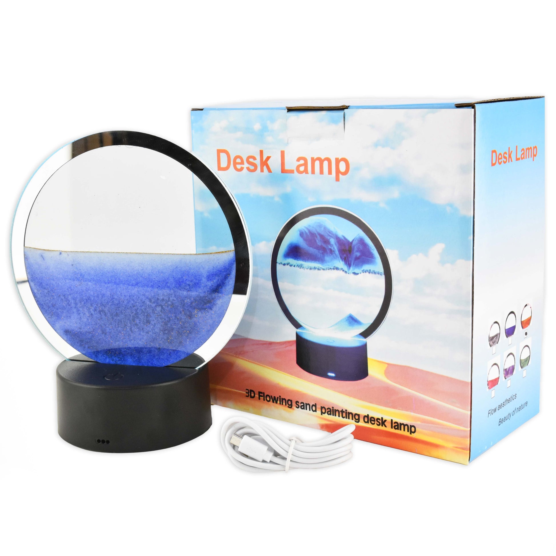 Lampa sandbild med LED B/O eller USB-ingång 20cm