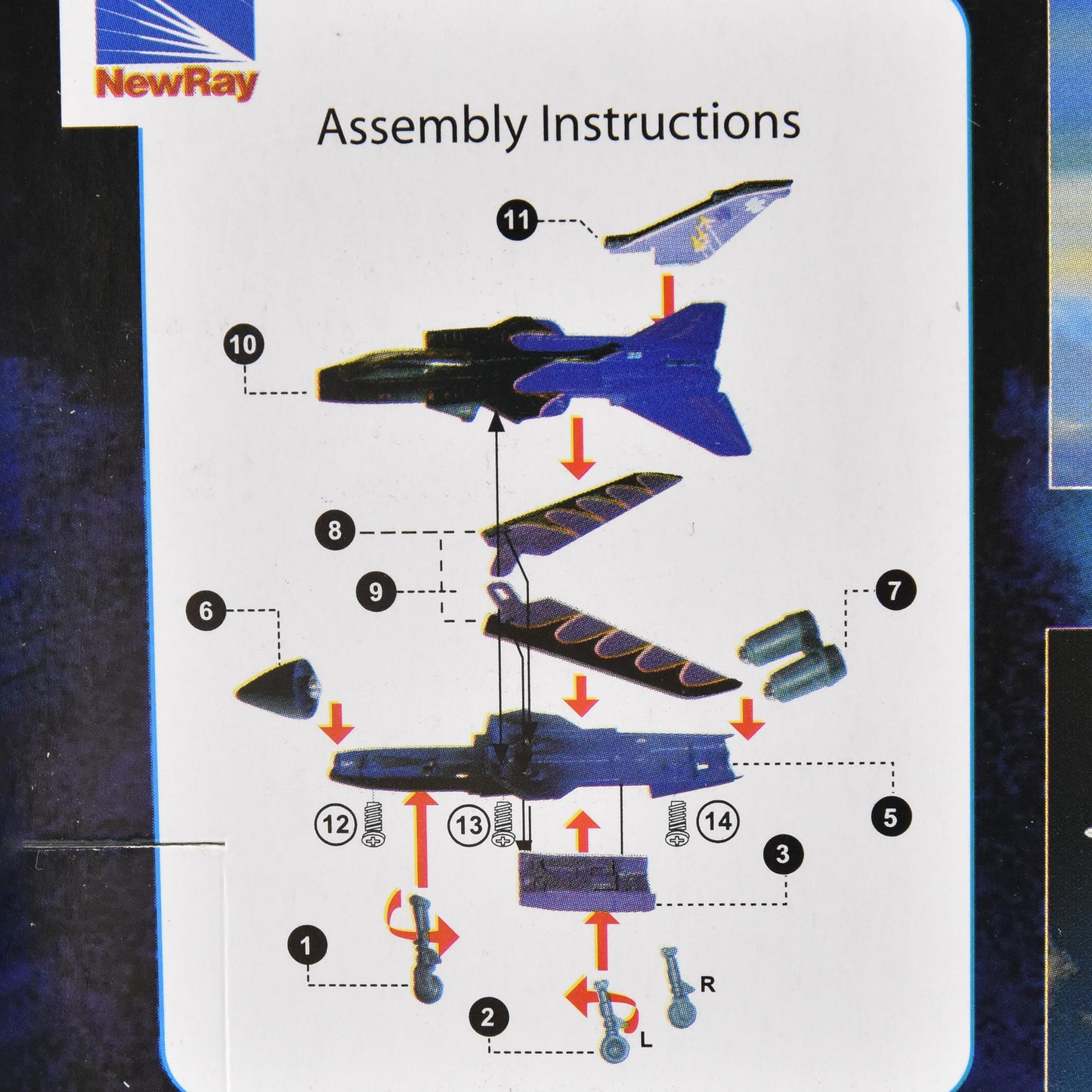 Flygplansbyggsats 26cm