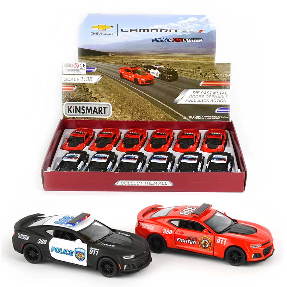 Bil Camaro polis/brandman pb 13cm