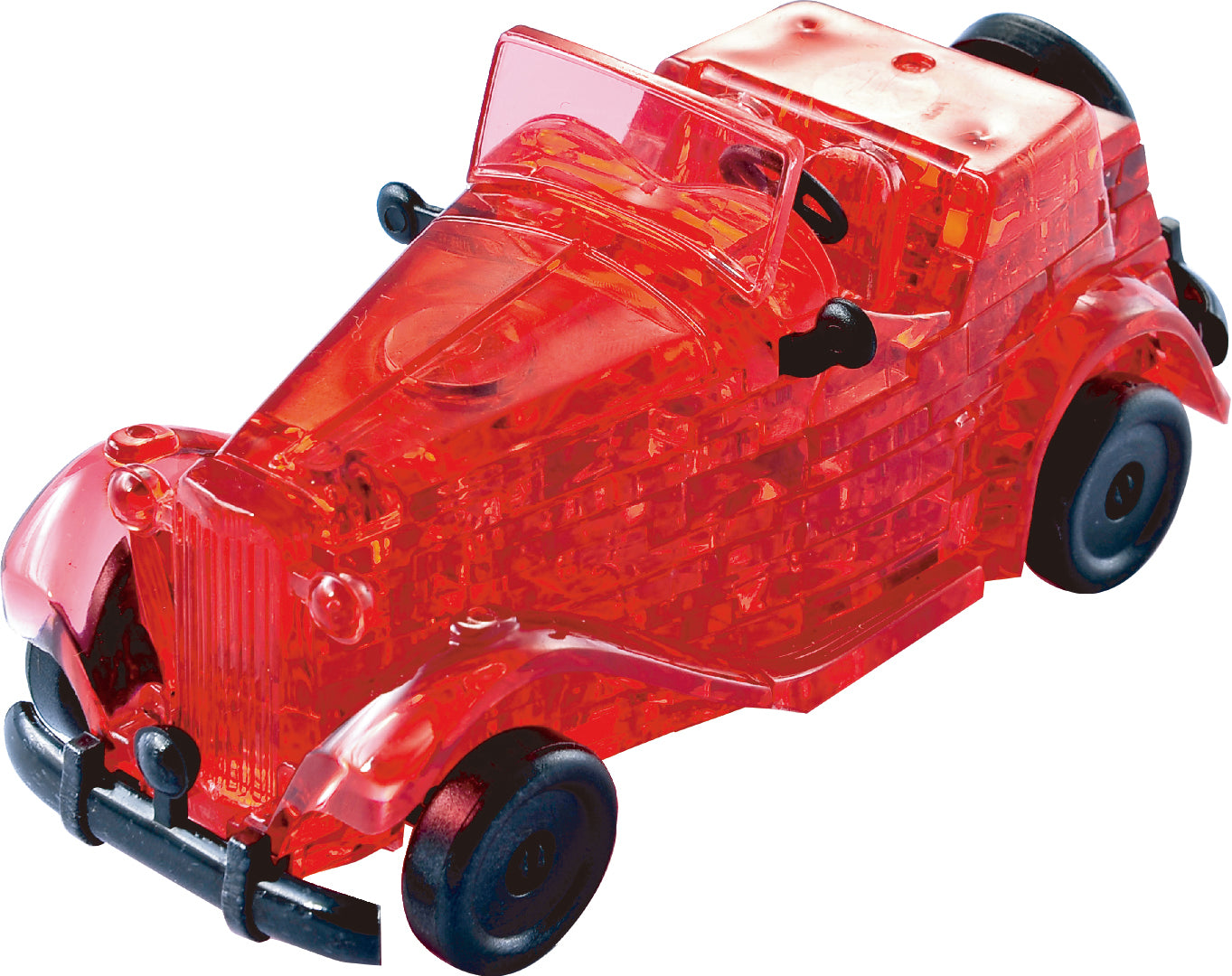 Kristallpussel röd bil 53 bitar