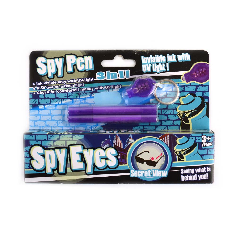 Spionglasögon med uv-ljuspenna och ljus b/o 4 stycken