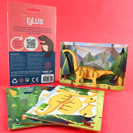 3D-teaterpussel brontosaurus 17cm