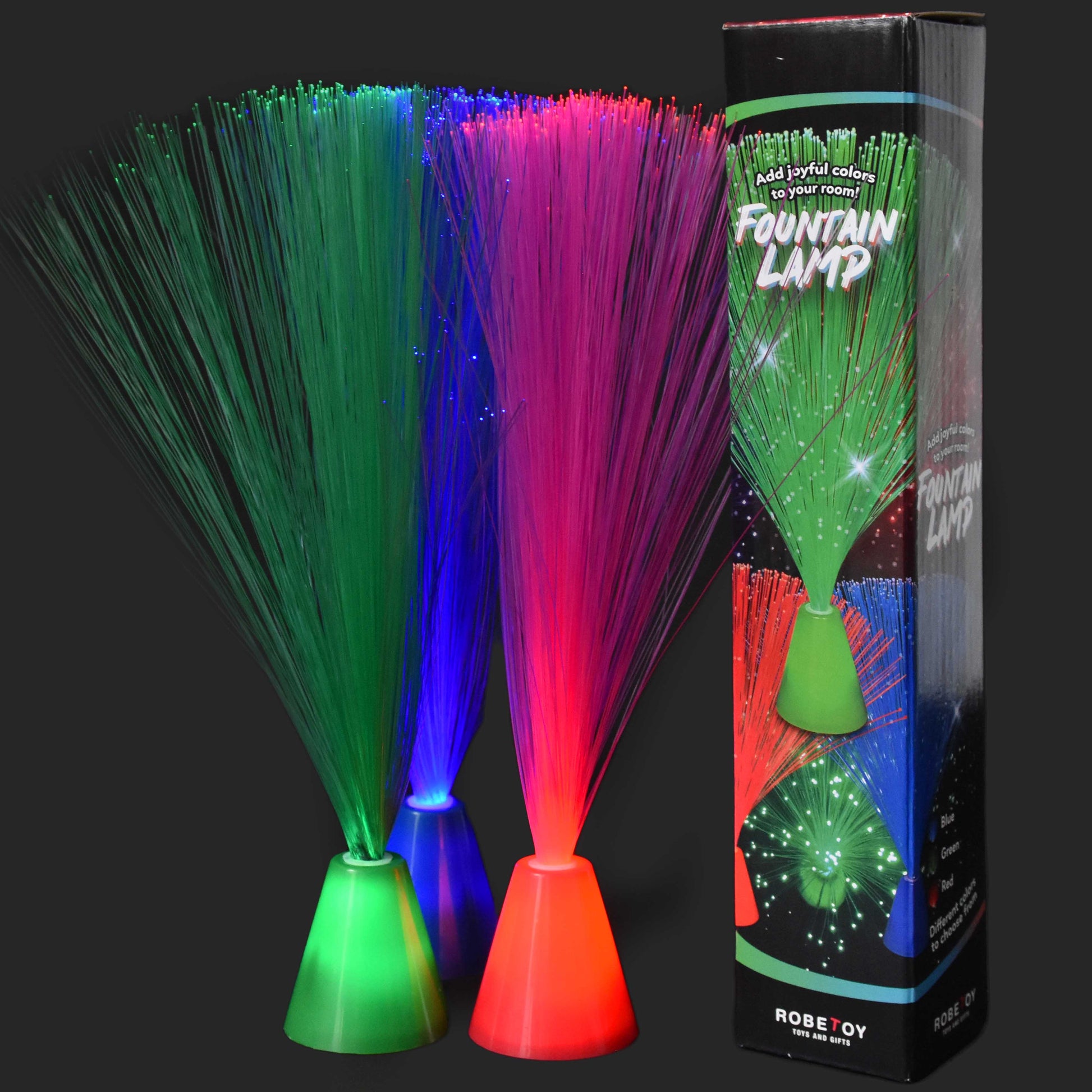 Fiberoptisk lampa b/o