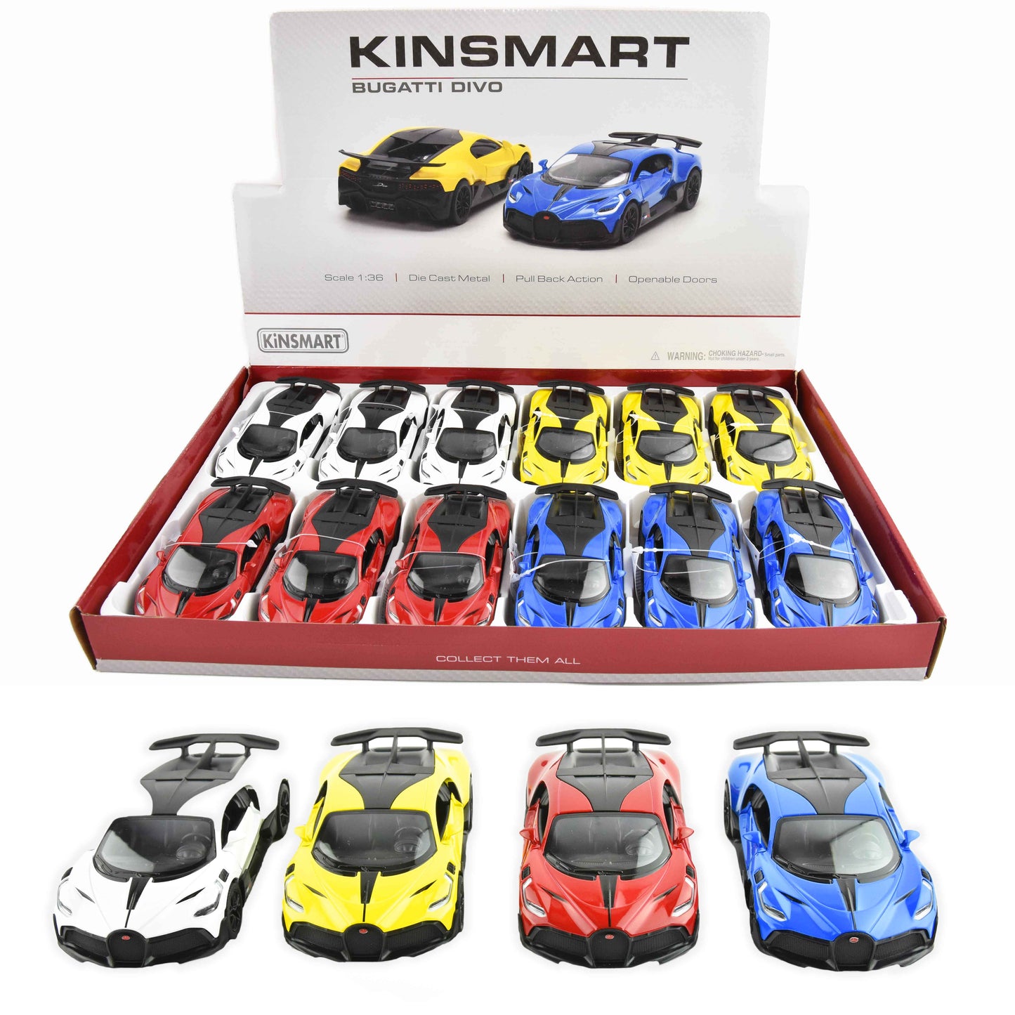 Bil Bugatti Divo pb 12cm 1:36