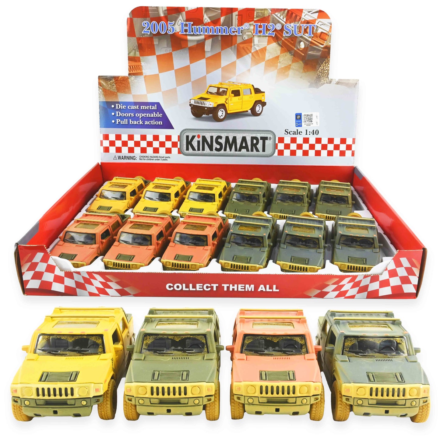 Bil hummer h2 sut (lerig) pb 12,5cm