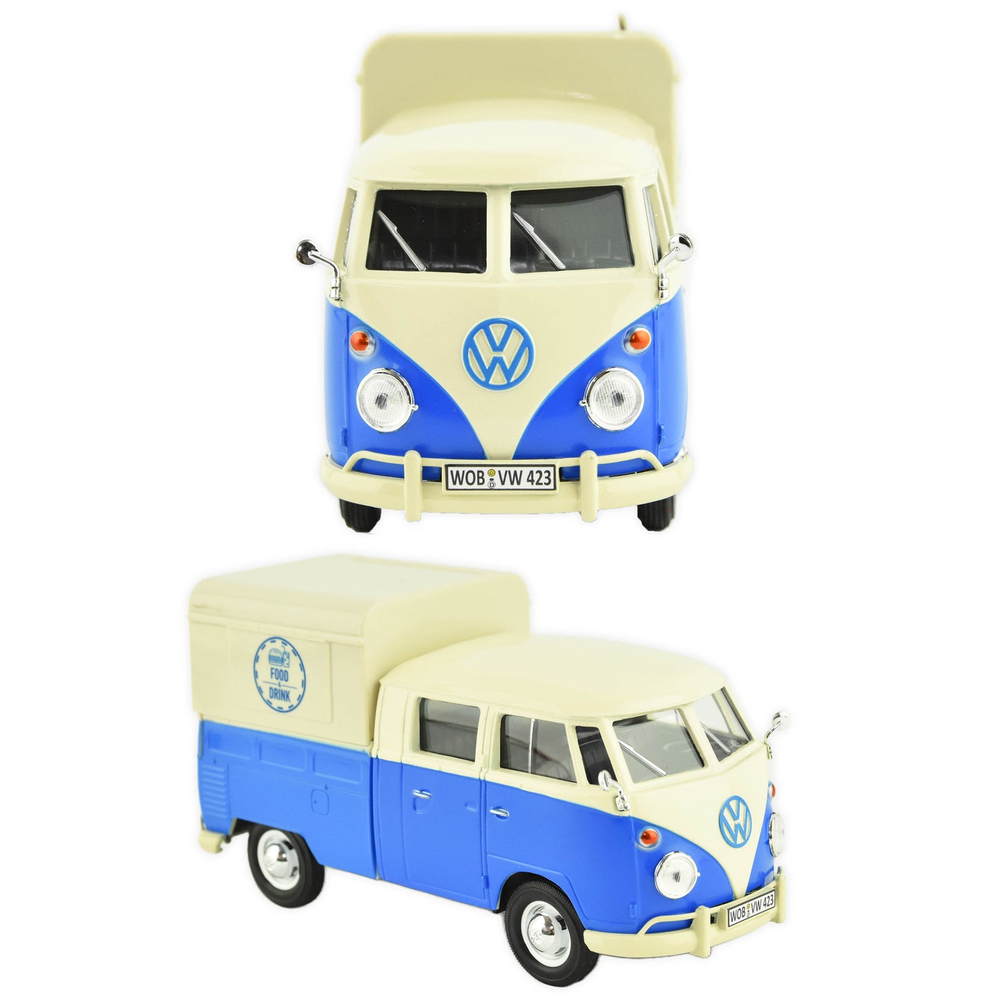 Volkswagen t2 matbil 1:24 17cm